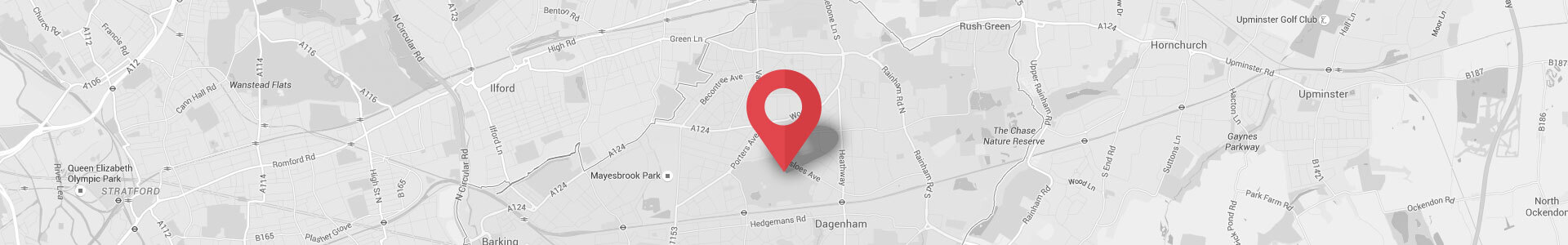 Barking and Dagenham map